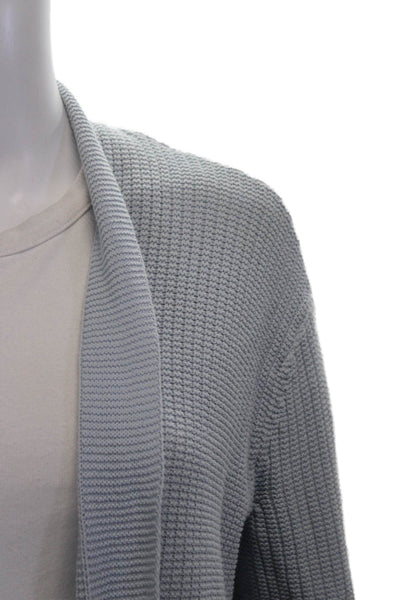Club Monaco Unisex Cardigan Light Blue 100% Cotton Long Sleeve Size S