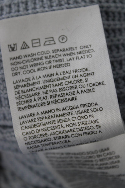 Club Monaco Unisex Cardigan Light Blue 100% Cotton Long Sleeve Size S