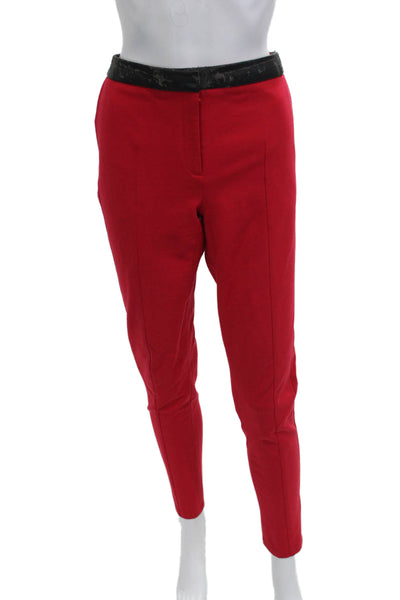 Ted Baker London Women Ankle Dress Pants Red Size 4