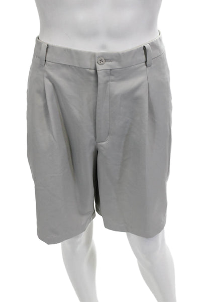 Nike Golf Mens Chino Shorts Gray 100% Polyester Big Tall Size 40