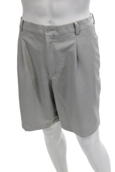 Nike Golf Mens Chino Shorts Gray 100% Polyester Big Tall Size 40