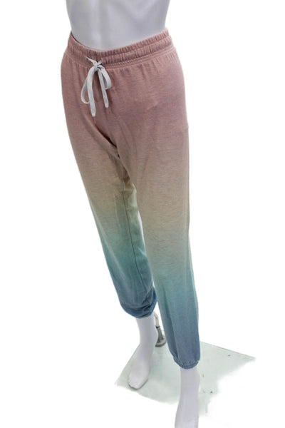 PJ Salvage Womens Crew Neck Long Sleeve Pajama Set Ombre Multicolor Size S M