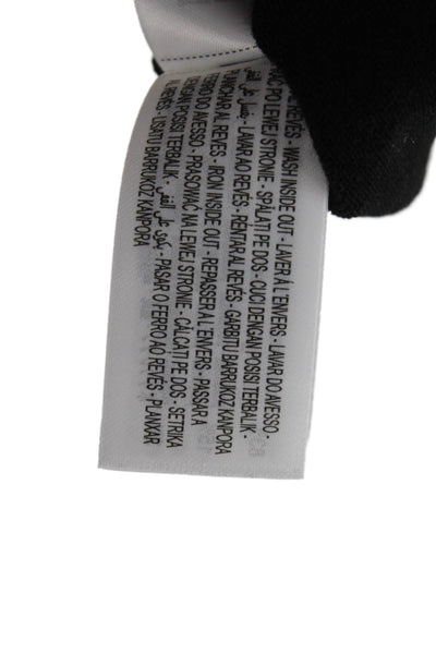 Zara Women Pullover Black Round Neck Long Sleeve Viscose Blend Size 2XL