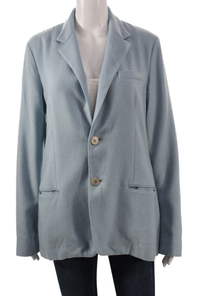Ralph Lauren Black Label Unisex Light Blue Cashmere Blazer Size 12