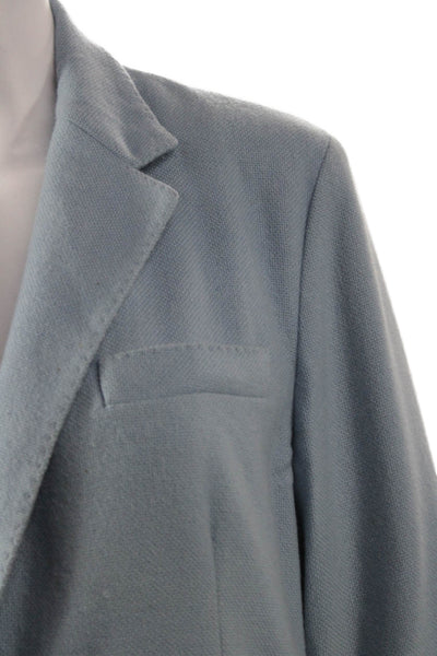 Ralph Lauren Black Label Unisex Light Blue Cashmere Blazer Size 12