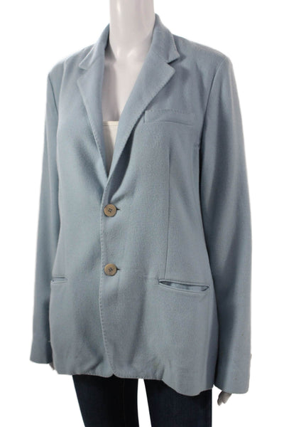 Ralph Lauren Black Label Unisex Light Blue Cashmere Blazer Size 12