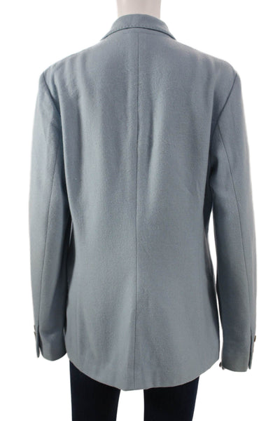 Ralph Lauren Black Label Unisex Light Blue Cashmere Blazer Size 12