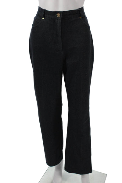 St. John Sport By Marie Gray Women Dress Pants Navy Mid Rise Size 8