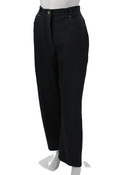 St. John Sport By Marie Gray Women Dress Pants Navy Mid Rise Size 8