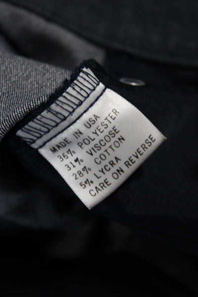 St. John Sport By Marie Gray Women Dress Pants Navy Mid Rise Size 8