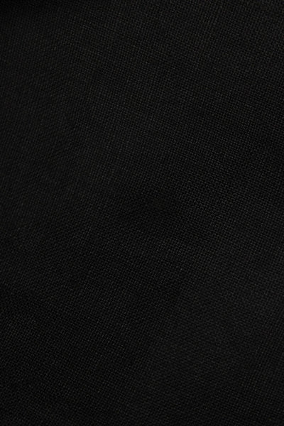 Eileen Fisher Women Black Wool Straight Pencil Midi Skirt Size L