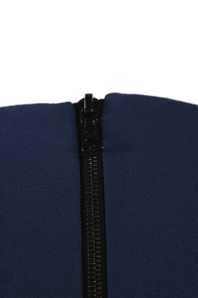 Rag & Bone Women A-Line Fit Flare Dark Blue Sleeveless Round Neck Dress Size 4