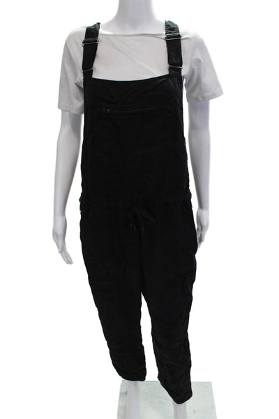 Wilfred Free Women Jumpsuit Black Square Neck Sleeveless Lyocell Size M