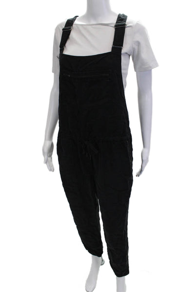 Wilfred Free Women Jumpsuit Black Square Neck Sleeveless Lyocell Size M