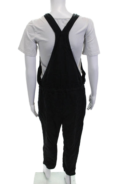 Wilfred Free Women Jumpsuit Black Square Neck Sleeveless Lyocell Size M