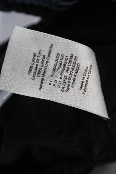 Wilfred Free Women Jumpsuit Black Square Neck Sleeveless Lyocell Size M