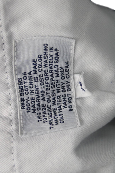 Murrays Toggery Shop Mens Bermuda Chino Shorts Blue Fish Graphic Cotton Size 28