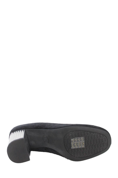 Michael Michael Kors Womens Suede Porter Flex Pumps Shoes Black Size 8.5M