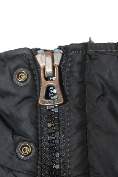 Boss Hugo Boss Mens Quilted Black Jacket Size 42