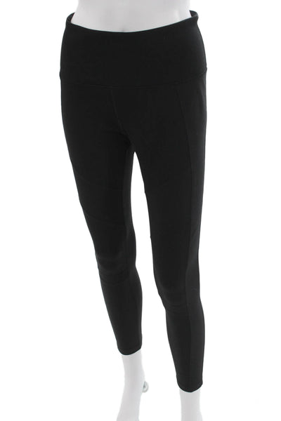 Zella Womens Compression Leggings Black Polyester Solid Size M