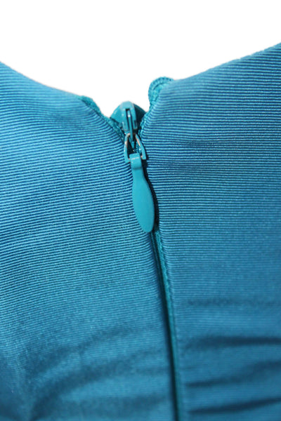 Ralph Lauren Collection Womens Fit & Flare Tank Dress Blue Square Neck Size 4