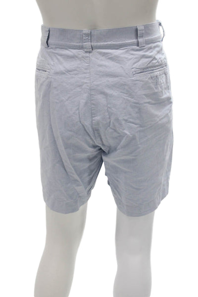 Polo Golf Ralph Lauren Mens Chino Shorts Light Blue 100% Cotton Button Size 38