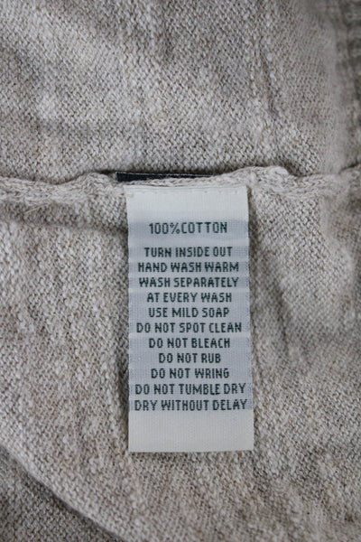 Rodd & Gunn Mens Beige Cotton Collared Pullover Sweater Long Sleeve Size L