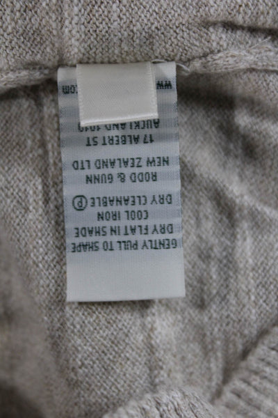 Rodd & Gunn Mens Beige Cotton Collared Pullover Sweater Long Sleeve Size L