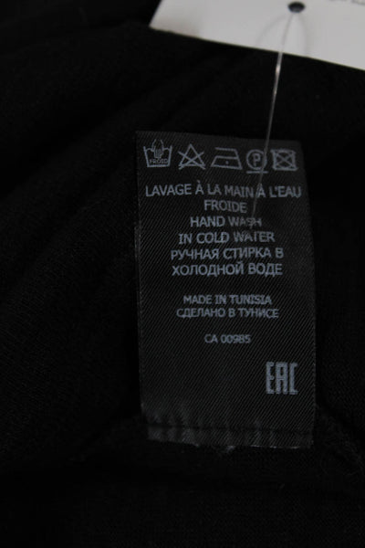 Isabel Marant Etoile Women Black Linen T-Shirt Short Sleeve Size XS