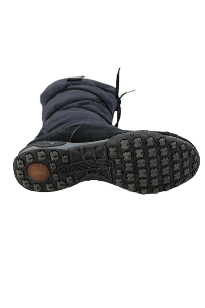 Allrounder Womens Lace Up Waterproof Snow Boots Navy Black Size 6