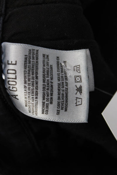 Agolde Womens Skinny Ankle Black High Rise Jeans Size 25