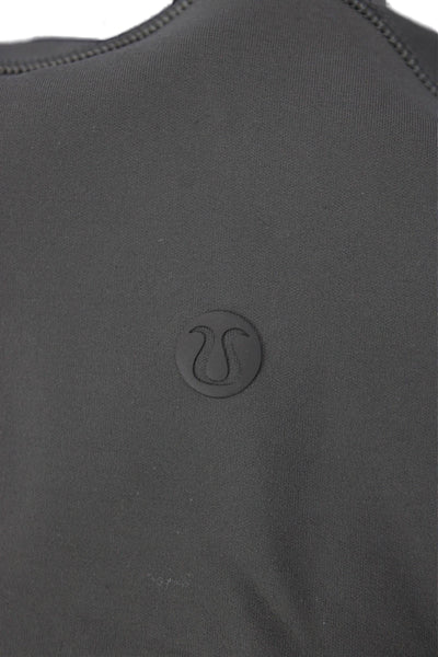 Lululemon Womens Compression Leggings Green Polyester Blend Size 4