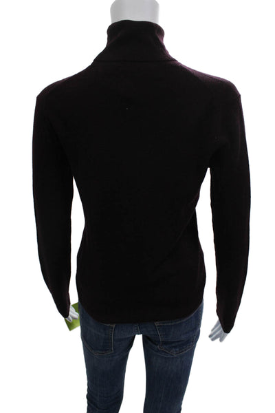 Phillip Chi Unisex Black Turtleneck Pullover Sweater Polyester Size S