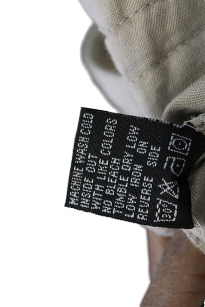 Dollhouse Womens Peasant Maxi Linen Skirt Beige Size L