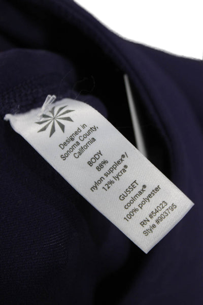 Athleta Womens Leggings Purple Nylon Solid Pull On Size S