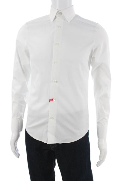 The Men's Store at Bloomingdale's Mens Dress Shirt White Cotton Size 14.5