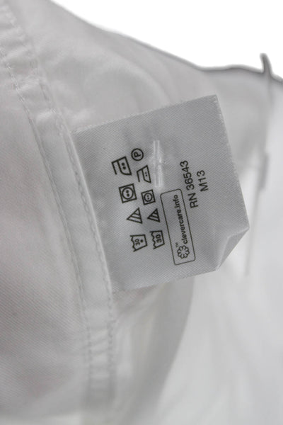 The Men's Store at Bloomingdale's Mens Dress Shirt White Cotton Size 14.5