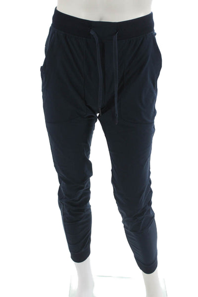 Lululemon Unisex Blue Jogger Drawstring Elastomultiester 27in Inseam Size S