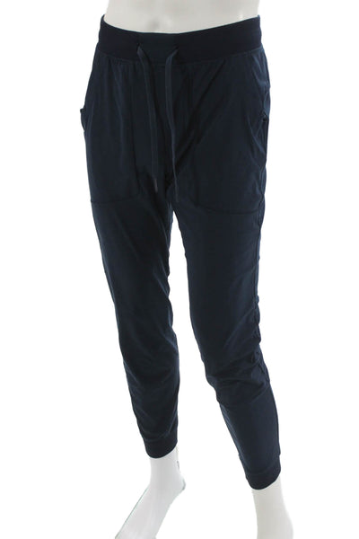 Lululemon Unisex Blue Jogger Drawstring Elastomultiester 27in Inseam Size S