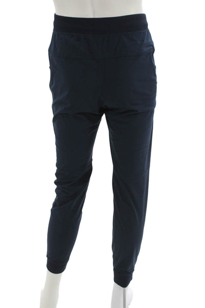 Lululemon Unisex Blue Jogger Drawstring Elastomultiester 27in Inseam Size S