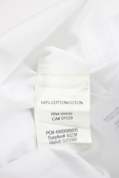 Michael Kors Childrens Boys Button Down Dress Shirt White Cotton Size 18