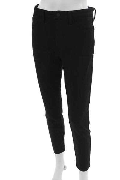 Pistola Womens Black Rayon Blend Button Fly Pants Size 28