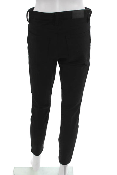Pistola Womens Black Rayon Blend Button Fly Pants Size 28