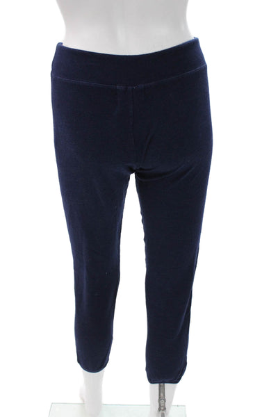 Monrow Women Capri Pants Blue Rayon Drawstring Size XS