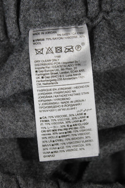 BR Women Sweatpants Gray Drawstring Rayon Blend Petite Size 2XS