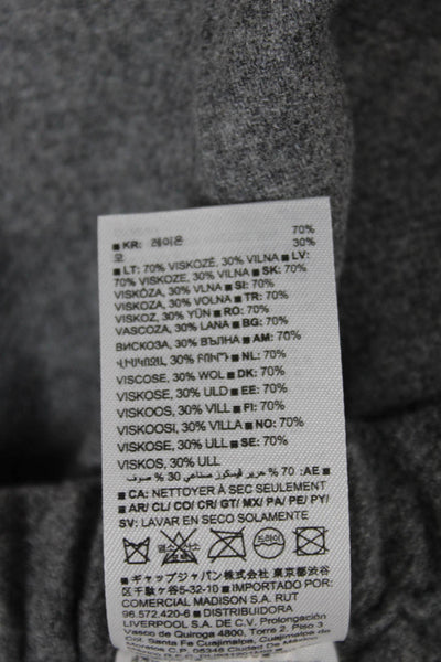 BR Women Sweatpants Gray Drawstring Rayon Blend Petite Size 2XS