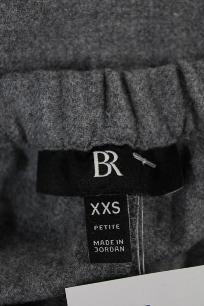 BR Women Sweatpants Gray Drawstring Rayon Blend Petite Size 2XS