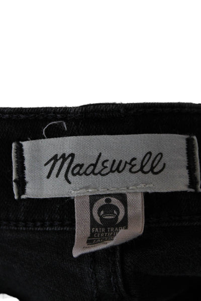Madewell Women Black High Waist Flared Jeans Size 29