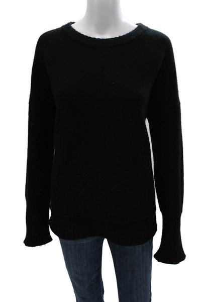 Inhabit Womens Pullover Cashmere Crew Neck Black Size S
