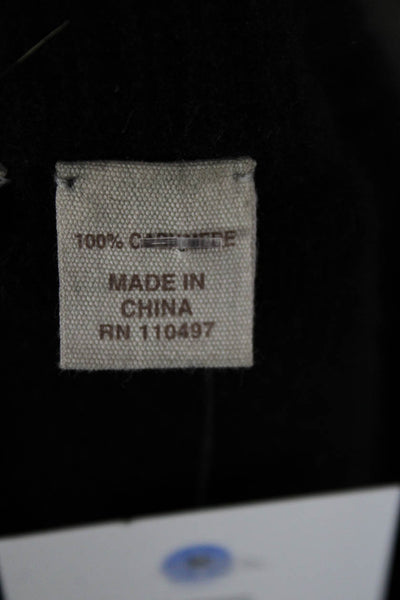 Inhabit Womens Pullover Cashmere Crew Neck Black Size S